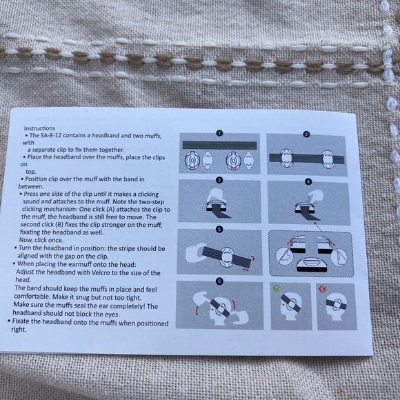 LYSIAN BABY EARMUFFS, NOISY ENVIRONMENTS, HEADBAND, KIDS, TODDLERS, MOM’S, KIDS - Picture 8 of 10